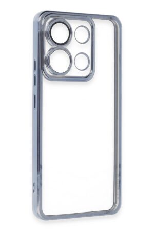 Xiaomi Poco X6 Pro Kılıf Lensli Silikon - Açık Mavi-(5796)