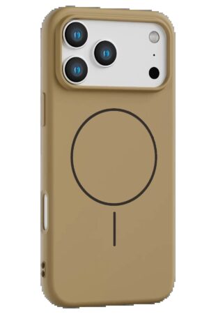 Apple iPhone 17 Pro Jully Magsafe Kapak - Çöl Titanyum-(5796)