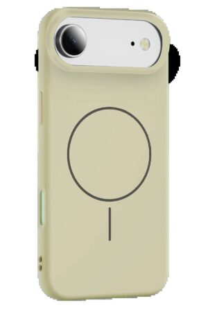 Apple iPhone 17 Air Jully Magsafe Kapak - Bej-(5796)