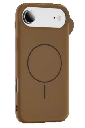 Apple iPhone 17 Air Jully Magsafe Kapak - Kahverengi-(5796)