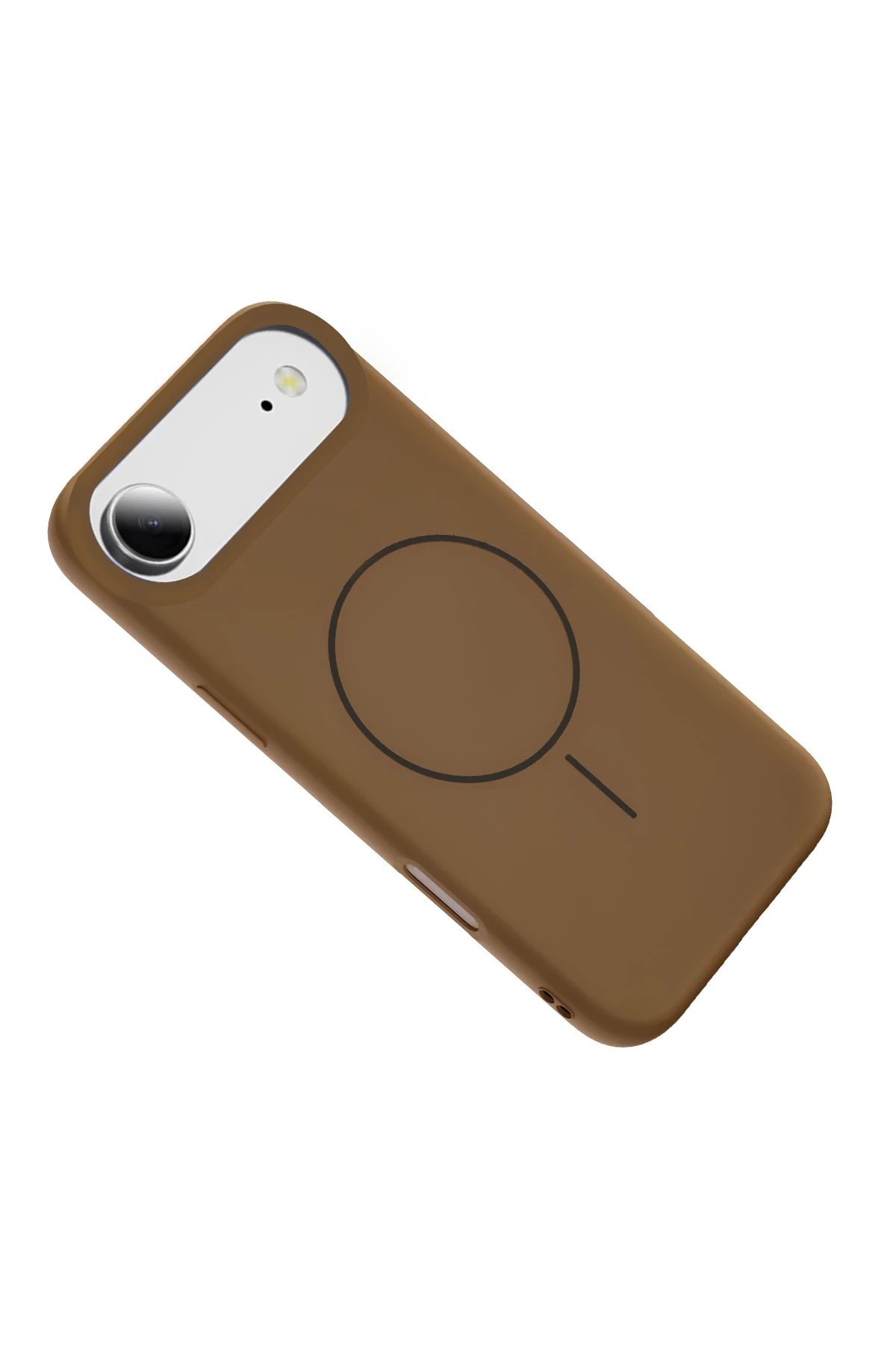 Apple iPhone 17 Air Jully Magsafe Kapak - Kahverengi-(5796) - Görsel 2