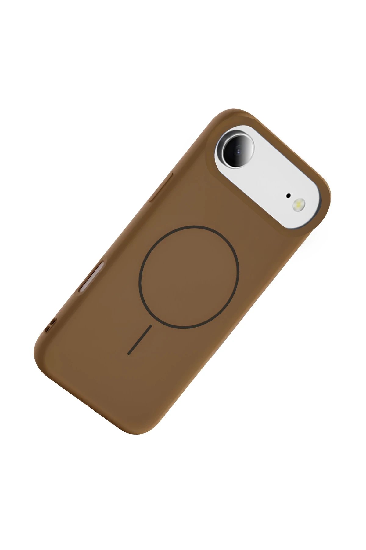 Apple iPhone 17 Air Jully Magsafe Kapak - Kahverengi-(5796) - Görsel 3