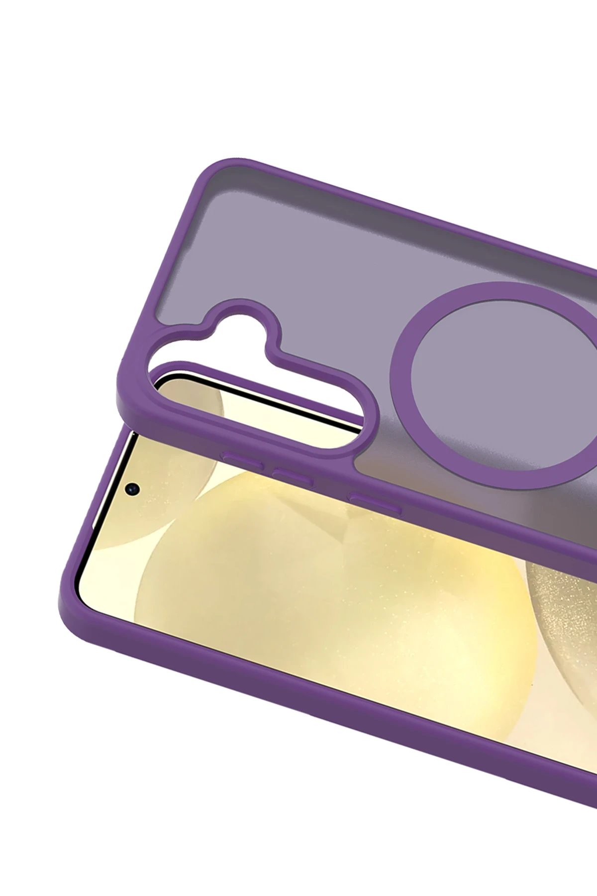 Samsung Galaxy A56 Jota Magsafe Kapak - Derin Mor-(5796) - Görsel 2