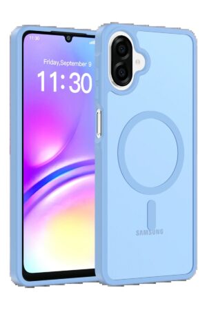 Samsung Galaxy A07 Jota Magsafe Kapak - Açık Mavi-(5796)