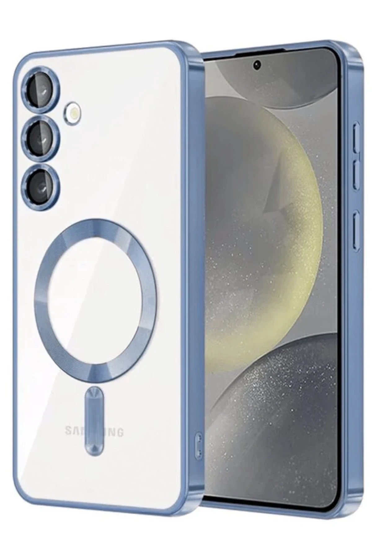 Samsung Galaxy A15 4G Kross Magneticsafe Kapak - Sierra Blue-(5796)