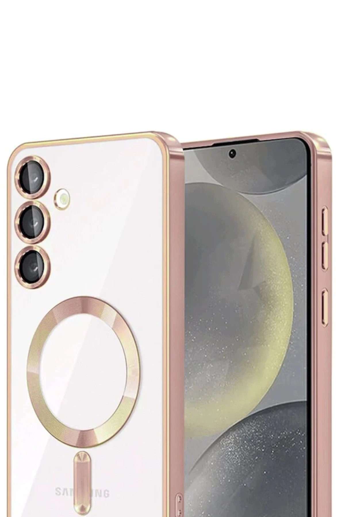 Samsung Galaxy A55 5G Kross Magneticsafe Kapak - Rose-(5796) - Görsel 2