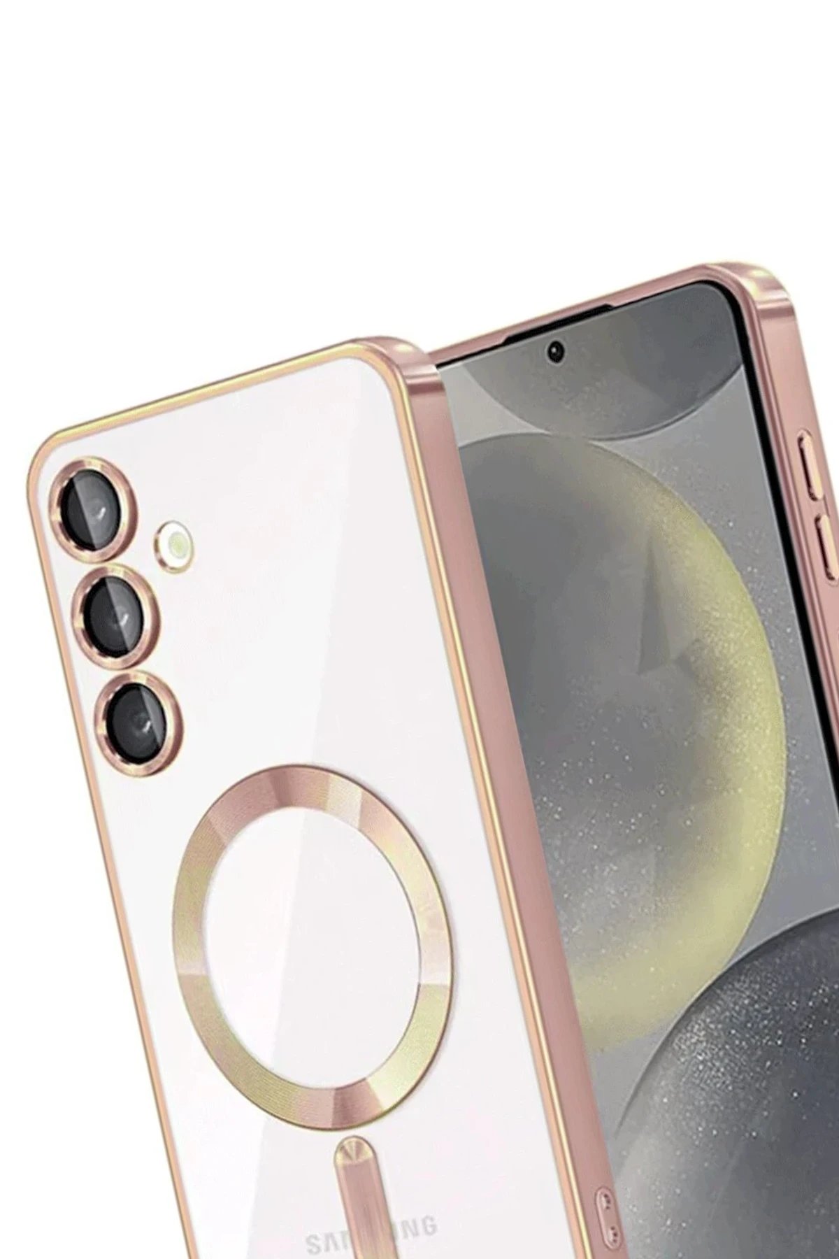 Samsung Galaxy A16 5G Kross Magneticsafe Kapak - Rose-(5796) - Görsel 3