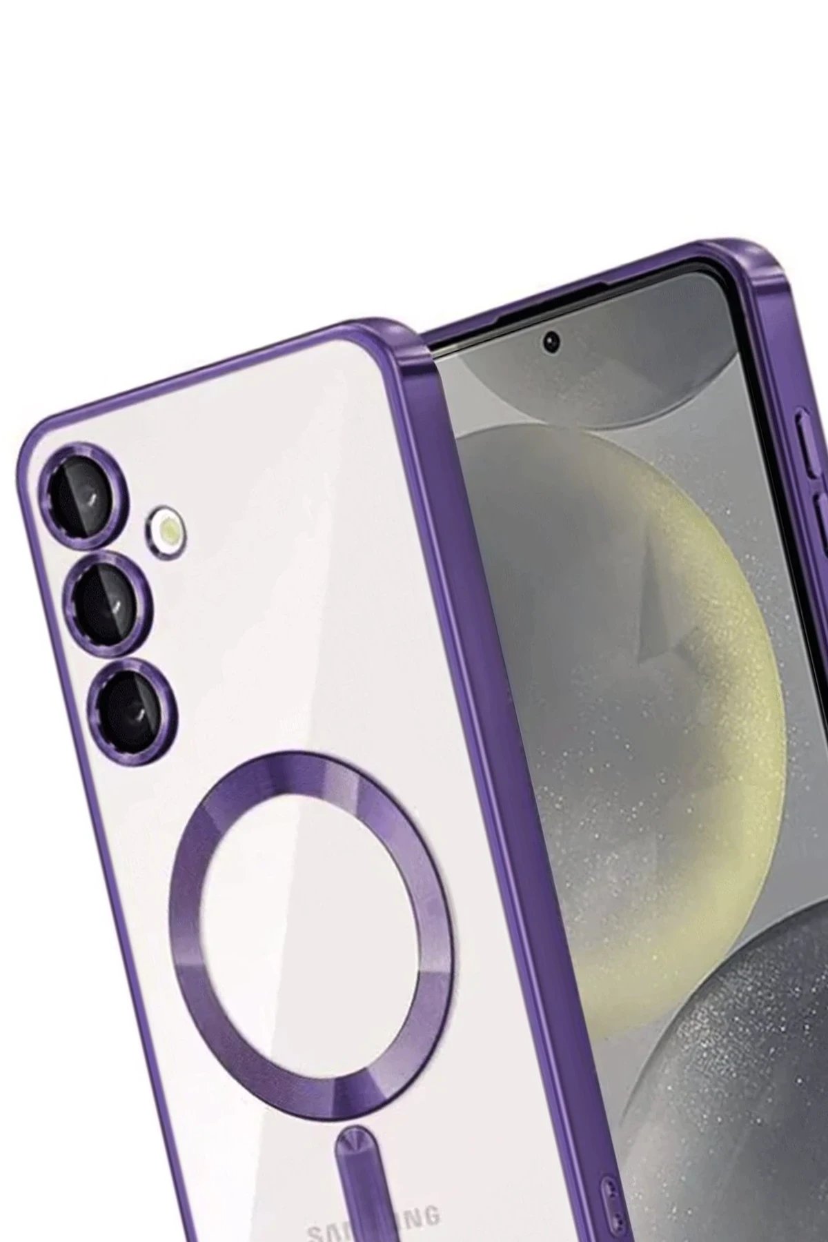 Samsung Galaxy A26 Kross Magneticsafe Kapak - Mor-(5796) - Görsel 3