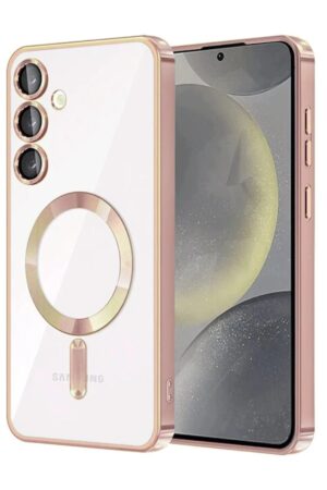 Samsung Galaxy A56 Kross Magneticsafe Kapak - Rose-(5796)