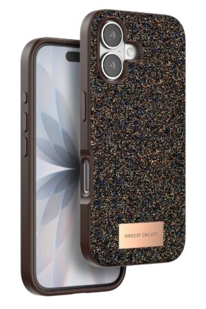 Apple iPhone 17 Bright Simli Kapak - Gold-(5796)