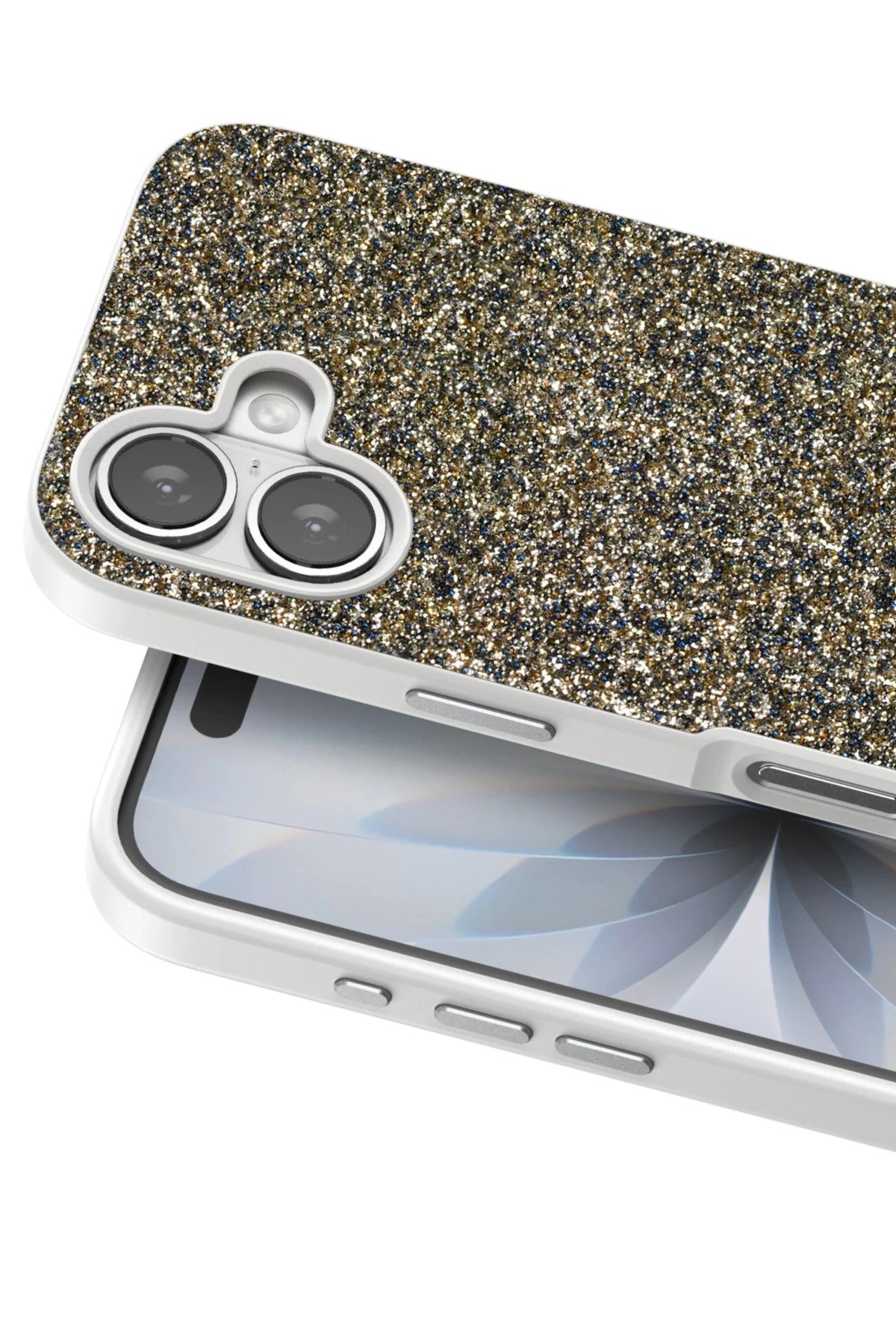 Apple iPhone 17 Bright Simli Kapak - Çöl Titanyum-(5796) - Görsel 2