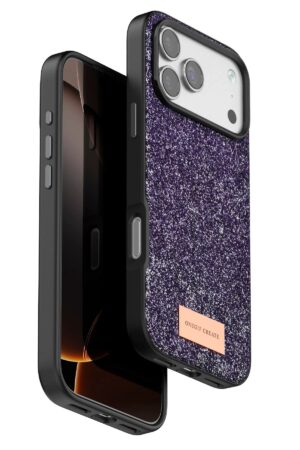 Apple iPhone 17 Pro Bright Simli Kapak - Derin Mor-(5796)