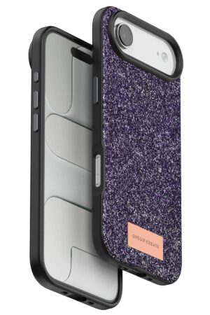 Apple iPhone 17 Air Bright Simli Kapak - Derin Mor-(5796)