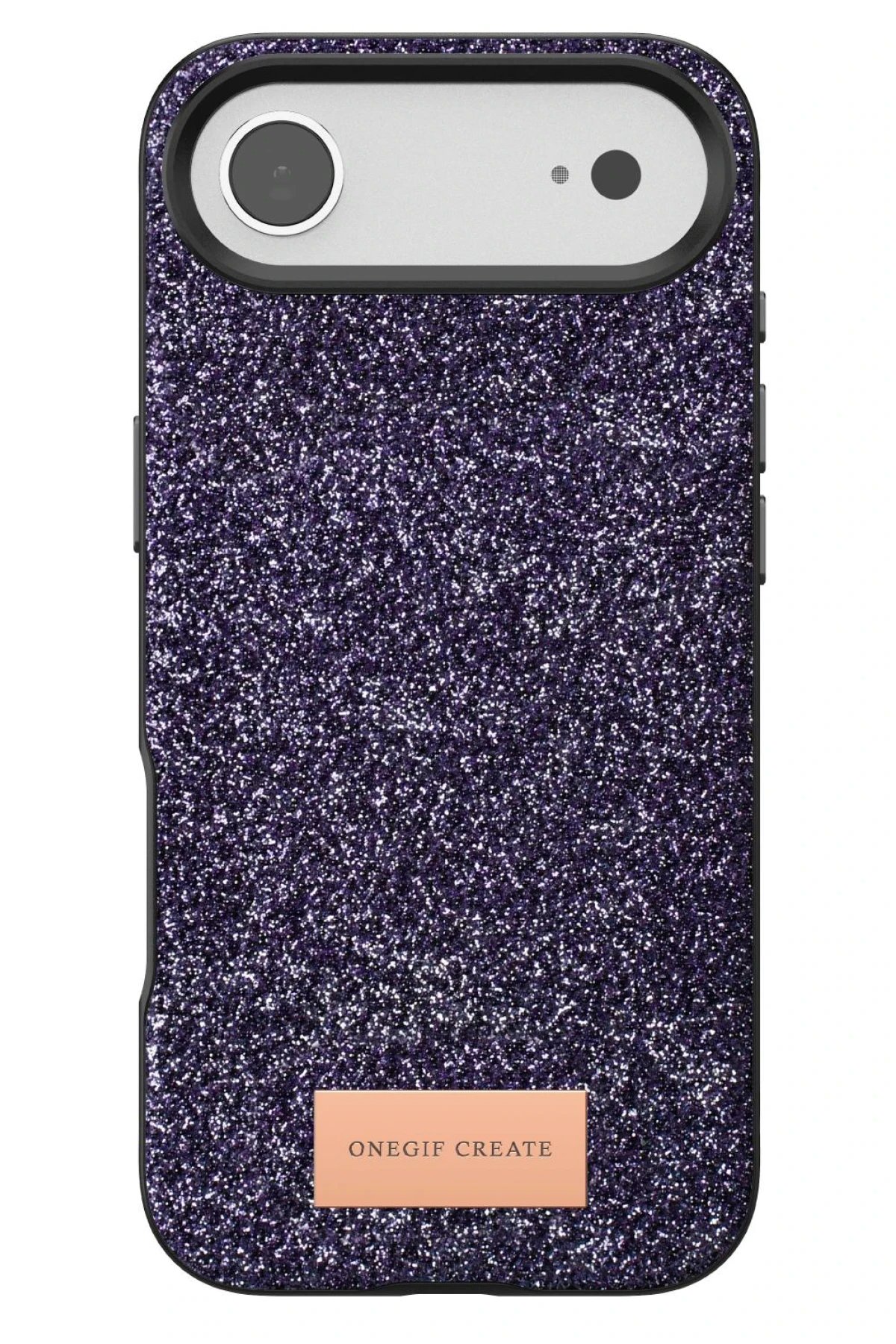 Apple iPhone 17 Air Bright Simli Kapak - Derin Mor-(5796) - Görsel 4