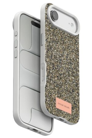 Apple iPhone 17 Air Bright Simli Kapak - Çöl Titanyum-(5796)