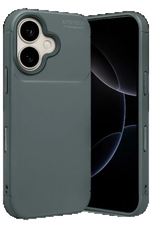 Apple iPhone 17 Auto Focus Karbon Kapak - Gri-(5796)