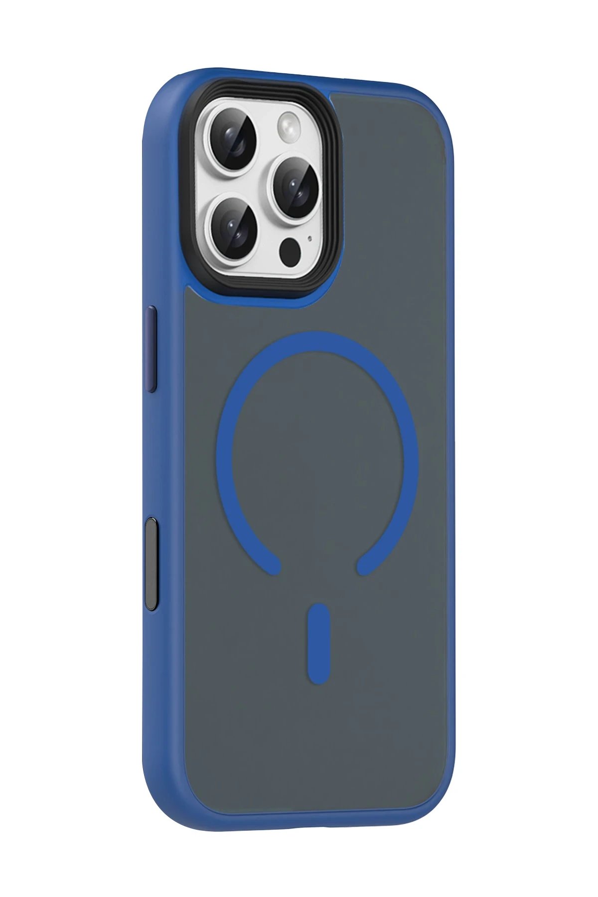 Apple iPhone 16 Pro Max Megane Magsafe Kapak - Lacivert-(5796) - Görsel 3