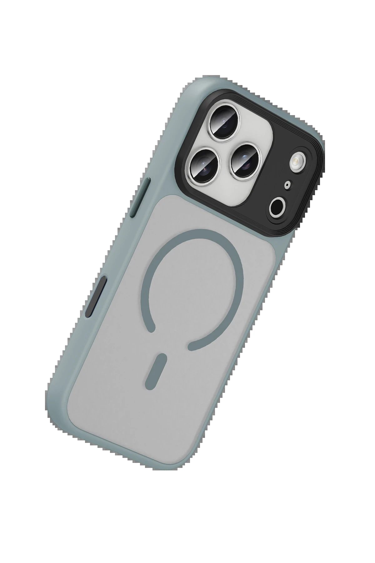 Apple iPhone 17 Pro Max Megane Magsafe Kapak - Titan Gri-(5796) - Görsel 4