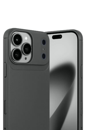 Apple iPhone 17 Pro Auto Focus Karbon Kapak - Gri-(5796)