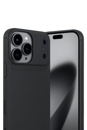 Apple iPhone 17 Pro Max Auto Focus Karbon Kapak - Siyah-(5796)