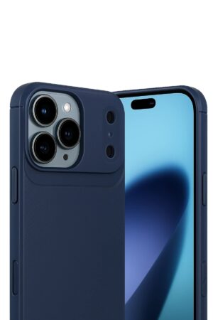 Apple iPhone 17 Pro Max Auto Focus Karbon Kapak - Lacivert-(5796)