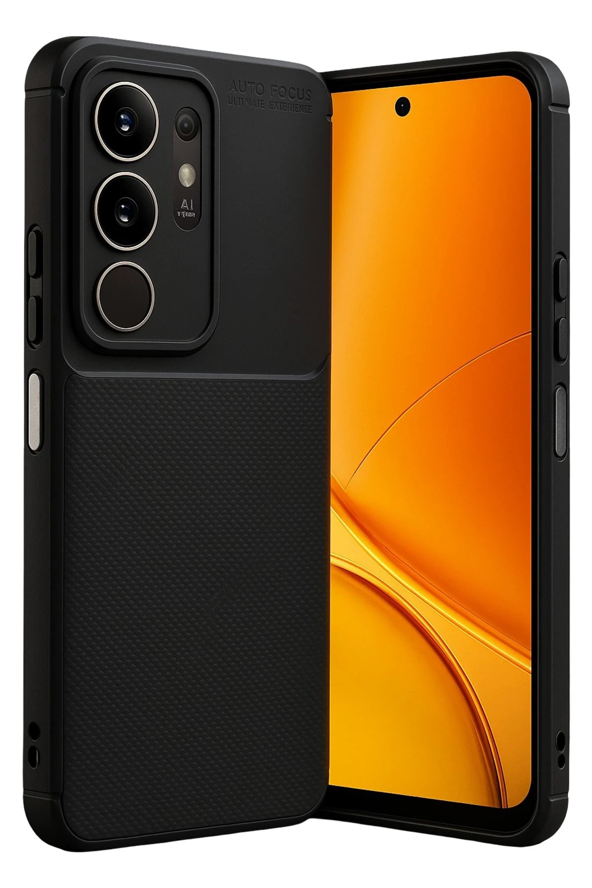 Vivo Y29S Auto Focus Karbon Kapak - Siyah-(5796) - Görsel 4