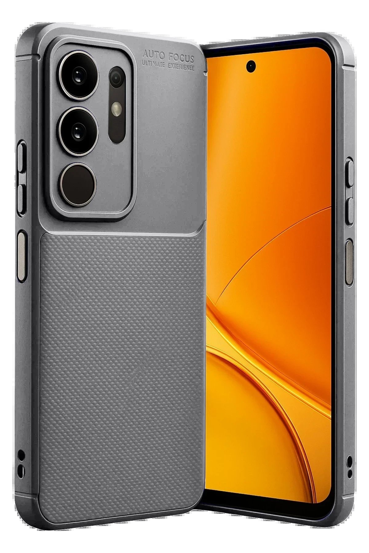 Vivo Y29S Auto Focus Karbon Kapak - Gri-(5796) - Görsel 3