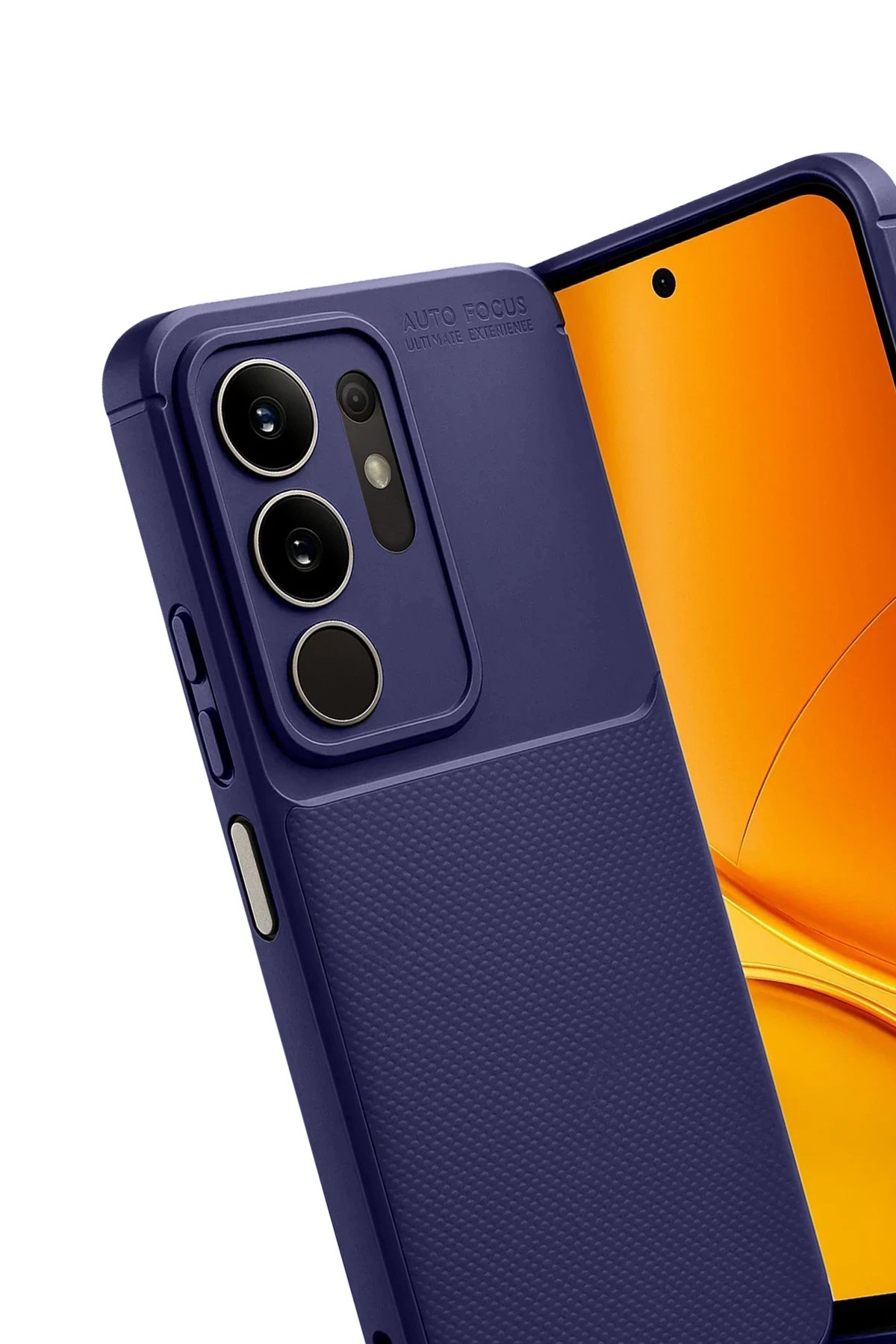 Vivo Y29 4G Auto Focus Karbon Kapak - Lacivert-(5796) - Görsel 3