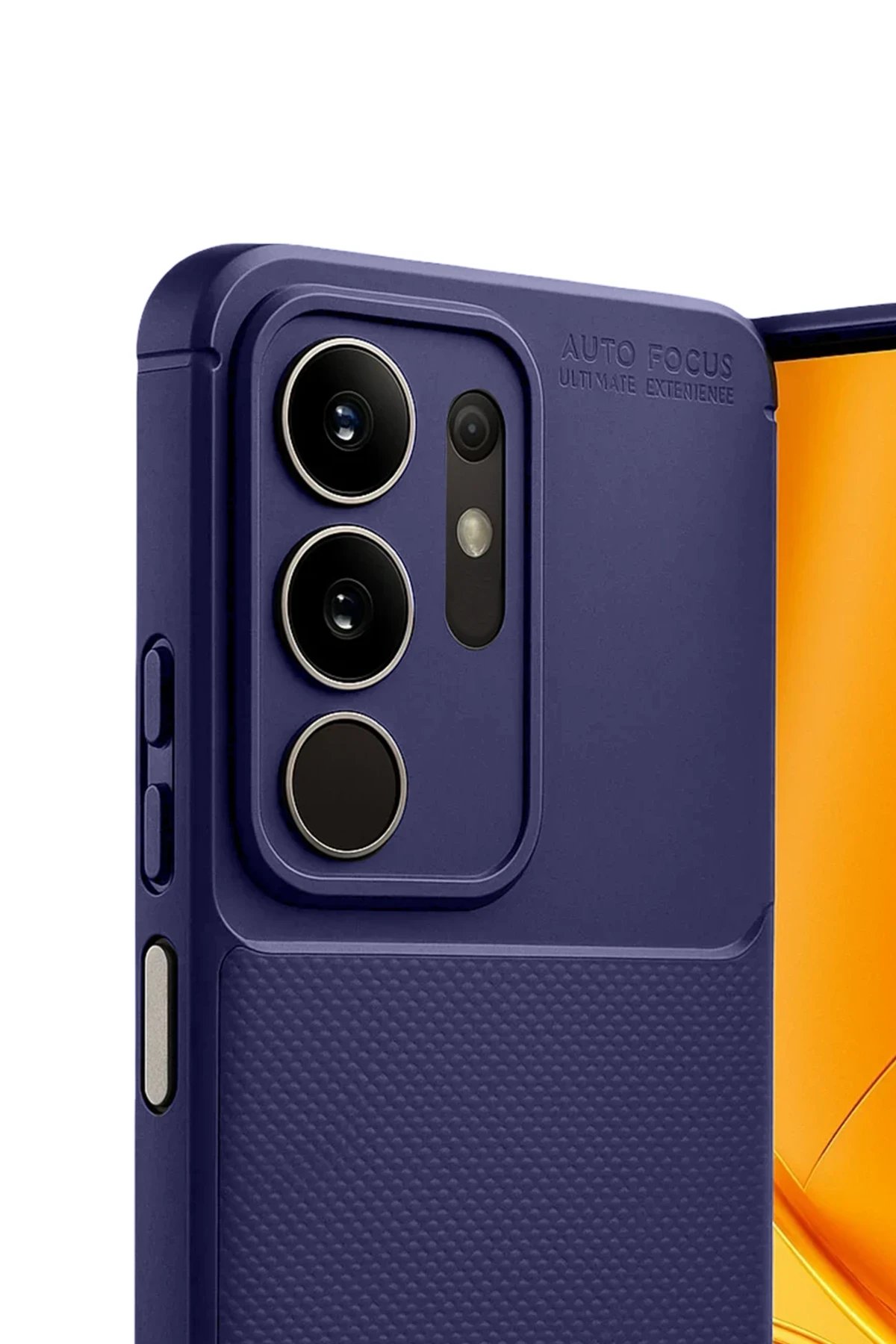 Vivo Y29 4G Auto Focus Karbon Kapak - Lacivert-(5796) - Görsel 4