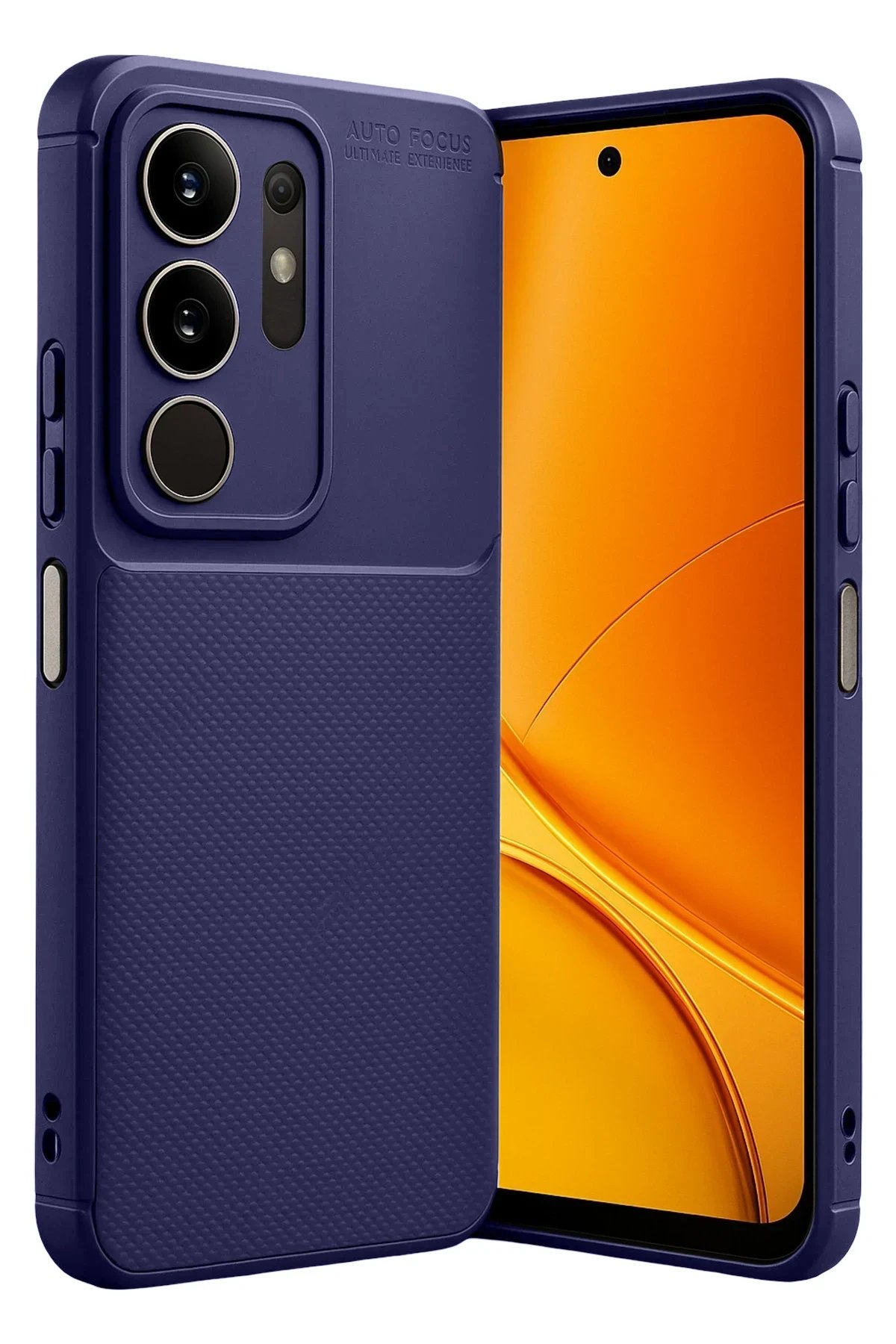 Vivo Y29 4G Auto Focus Karbon Kapak - Lacivert-(5796) - Görsel 5