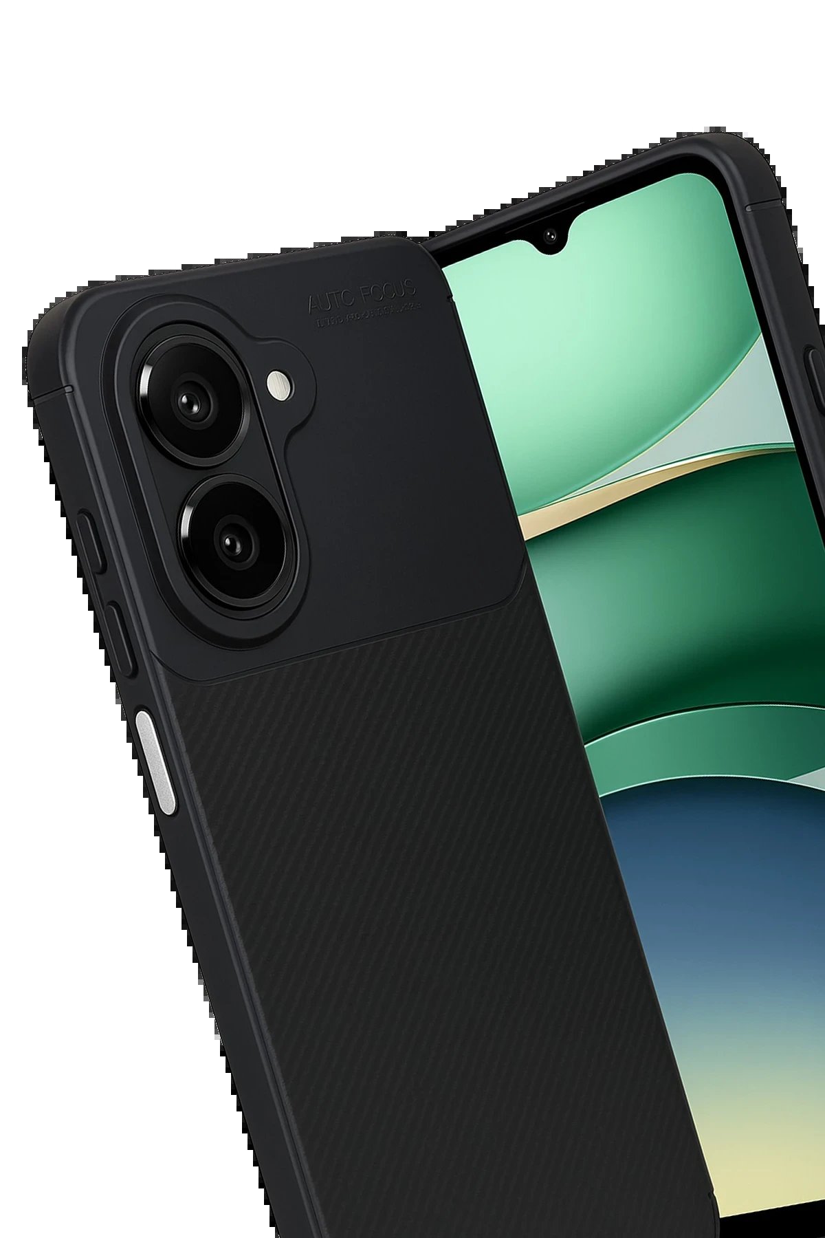 Xiaomi Redmi A5 4G Auto Focus Karbon Kapak - Siyah-(5796) - Görsel 4