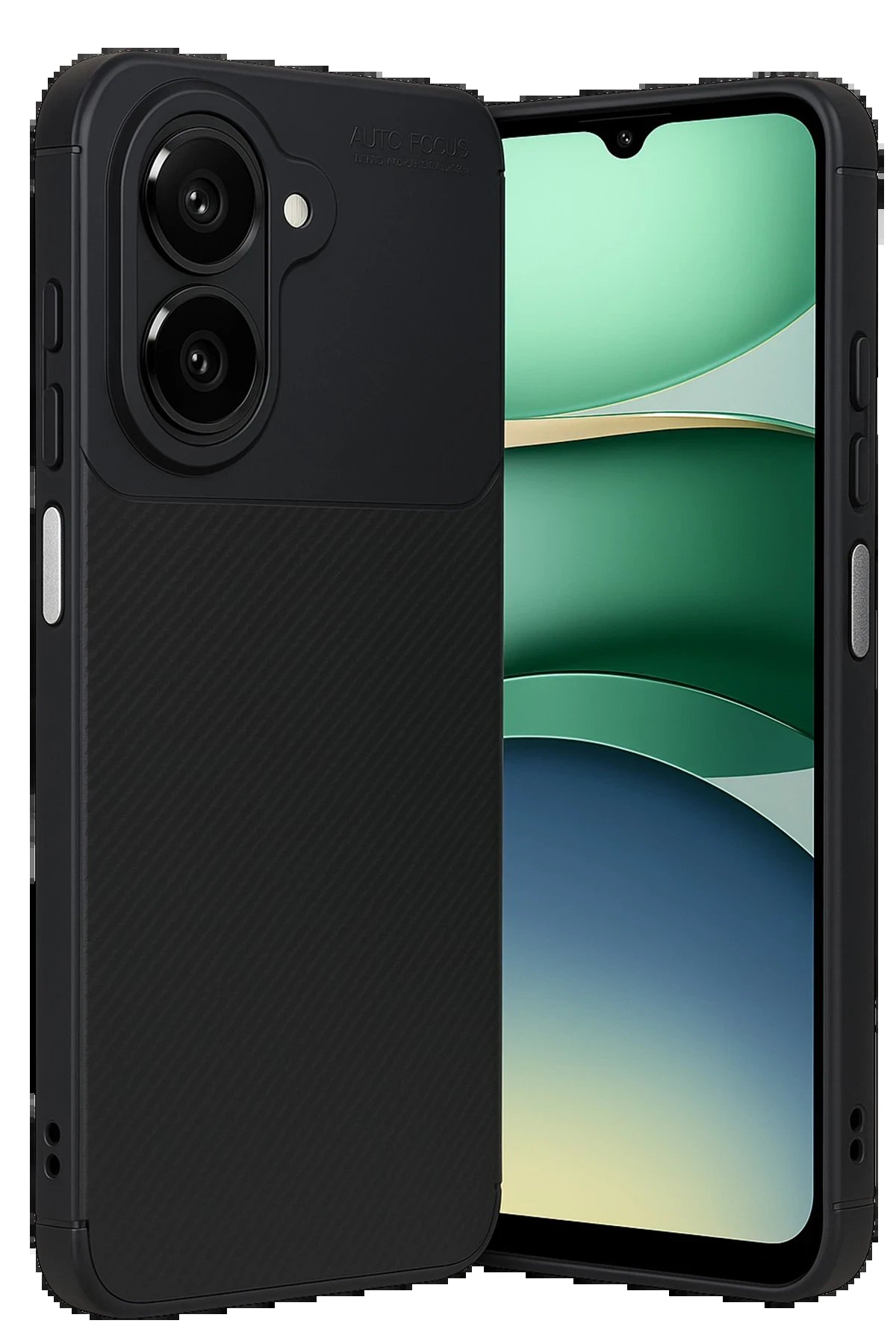 Xiaomi Redmi A5 4G Auto Focus Karbon Kapak - Siyah-(5796) - Görsel 5