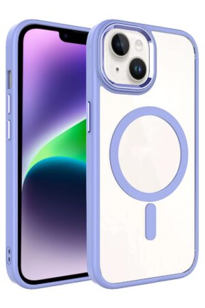 Apple iPhone 14 Terea Magsafe Kapak - Lila-(5796)