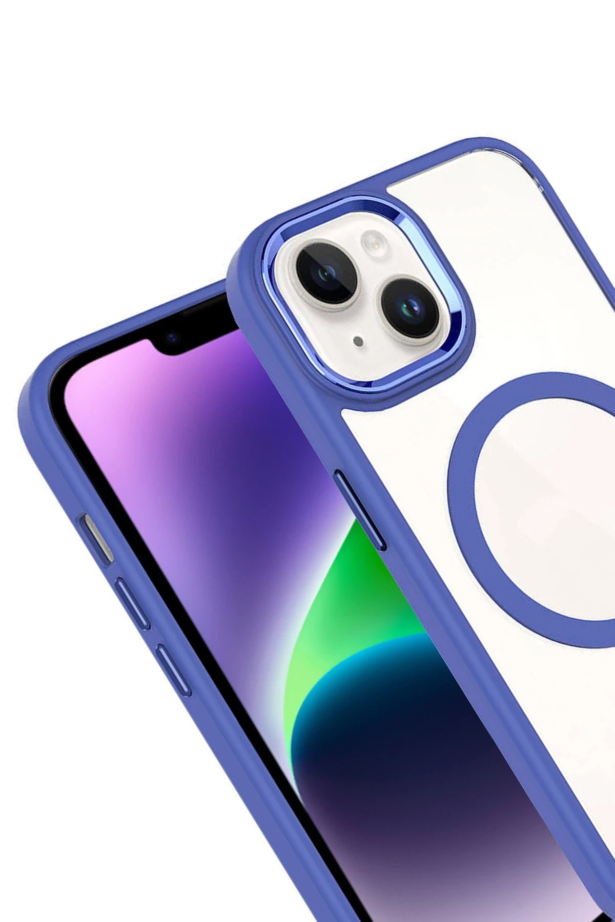 Apple iPhone 14 Terea Magsafe Kapak - Mavi-(5796) - Görsel 2
