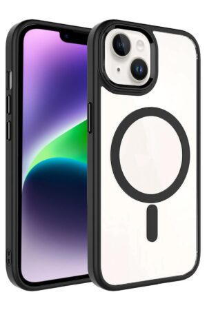 Apple iPhone 14 Terea Magsafe Kapak - Siyah-(5796)