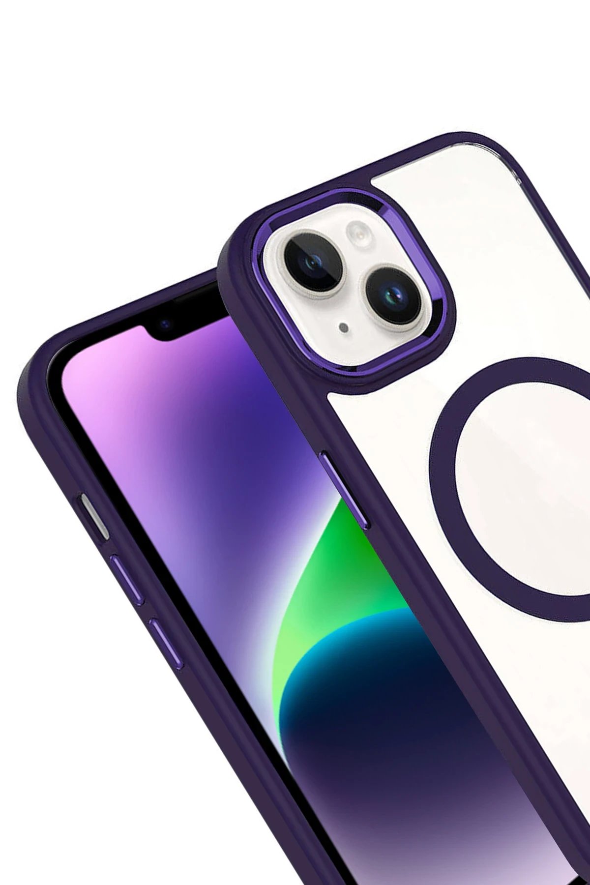 Apple iPhone 14 Terea Magsafe Kapak - Siyah-(5796) - Görsel 2