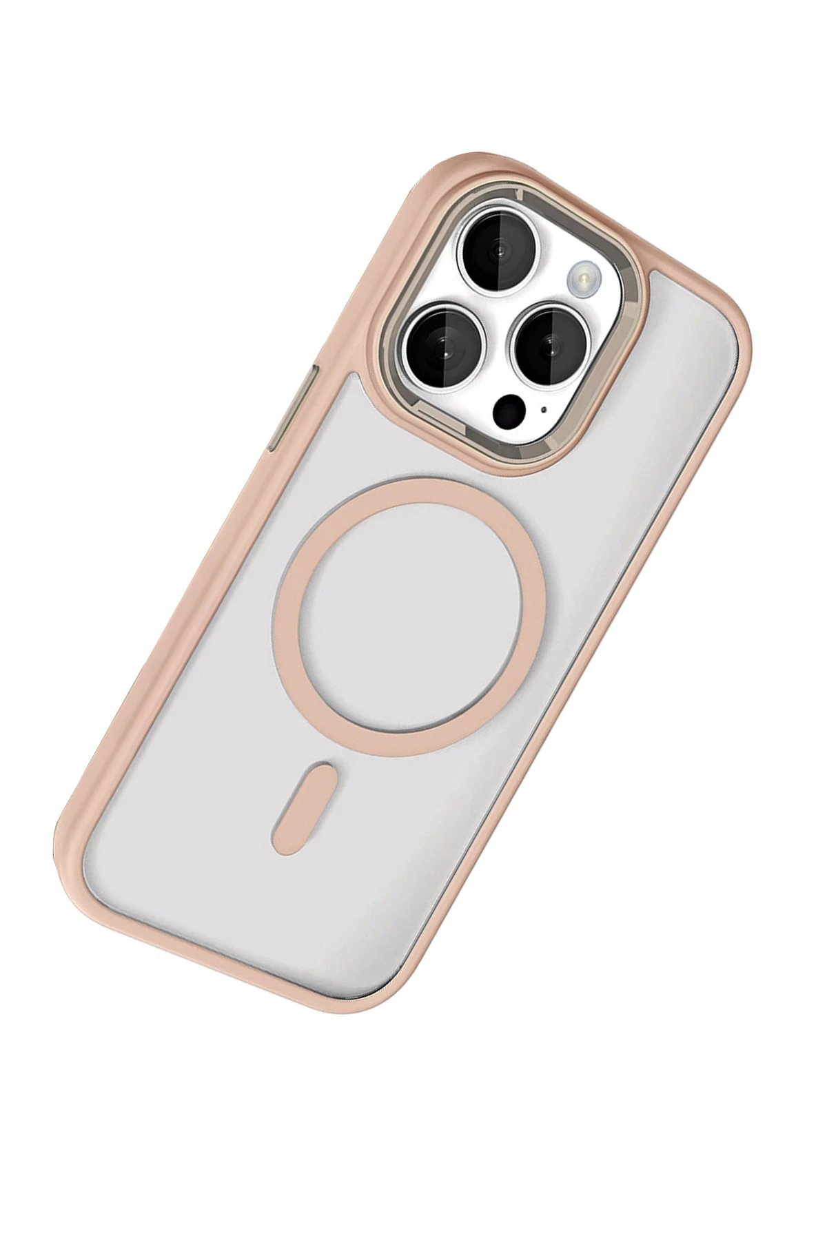 Apple iPhone 15 Pro Max Terea Magsafe Kapak - Gold-(5796) - Görsel 4