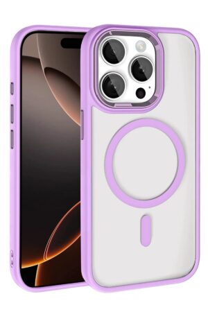 Apple iPhone 15 Pro Max Terea Magsafe Kapak - Lila-(5796)