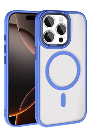 Apple iPhone 15 Pro Max Terea Magsafe Kapak - Mavi-(5796)