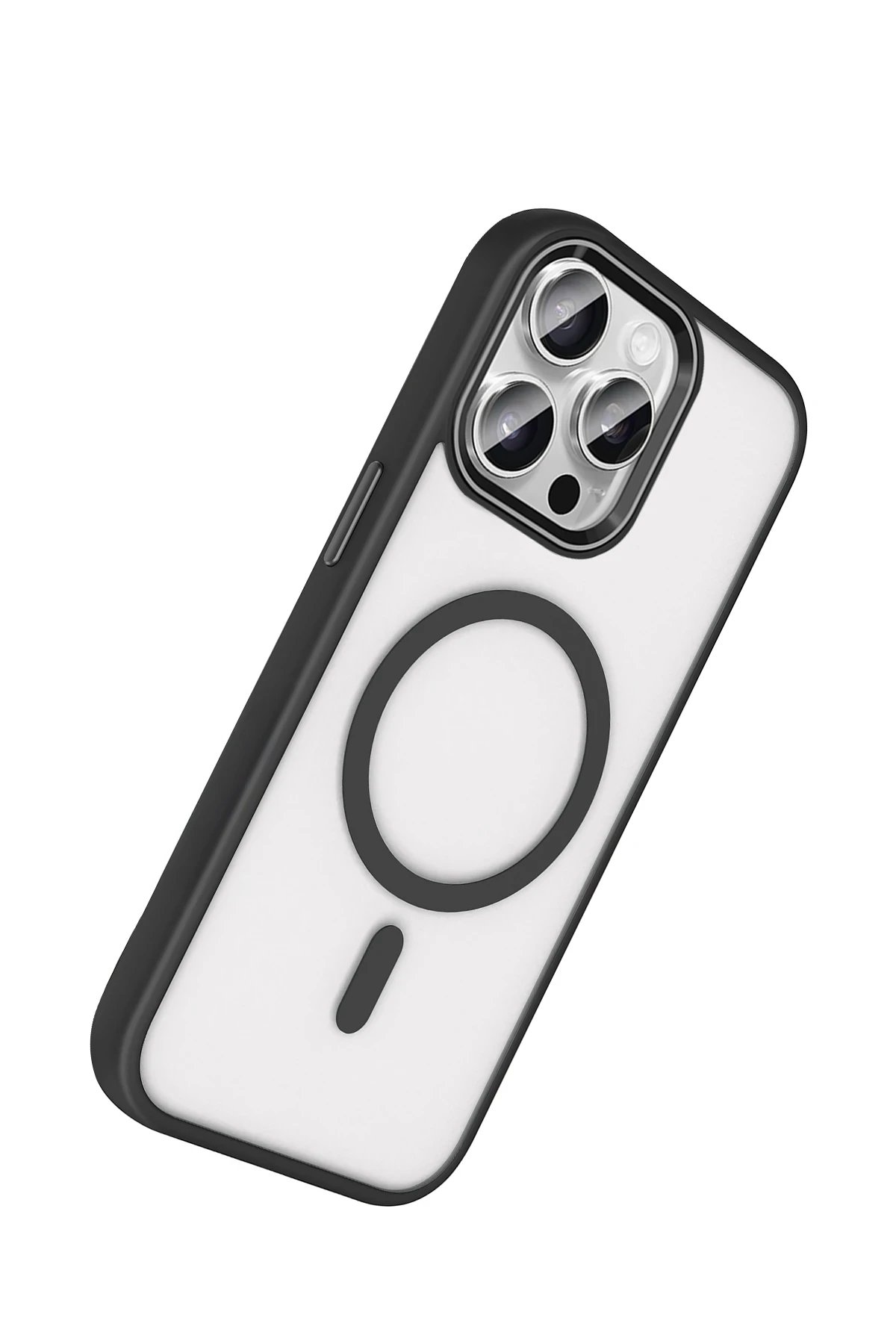 Apple iPhone 15 Pro Max Terea Magsafe Kapak - Siyah-(5796) - Görsel 4