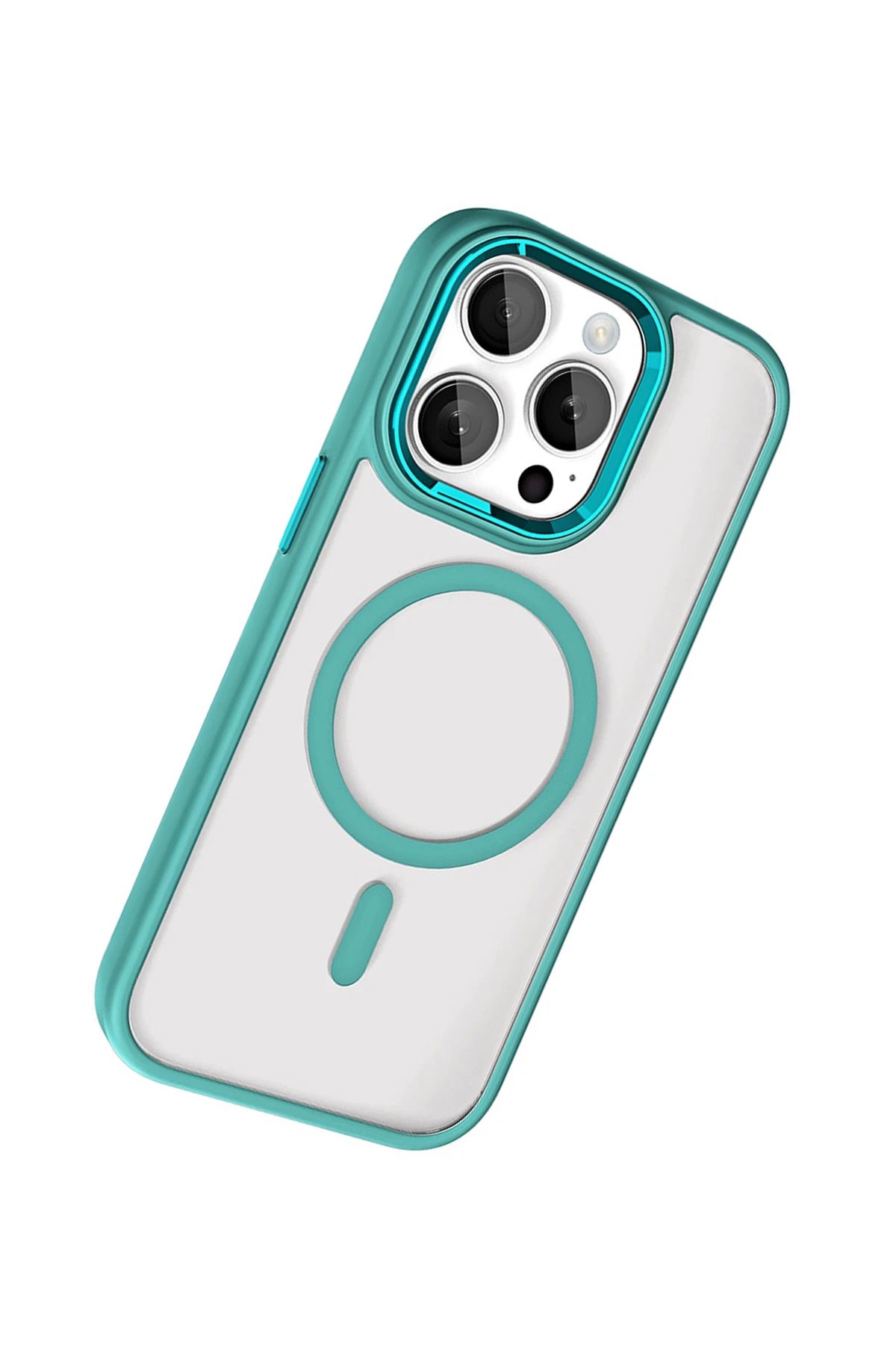 Apple iPhone 15 Pro Max Terea Magsafe Kapak - Yeşil-(5796) - Görsel 4