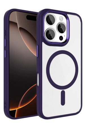Apple iPhone 16 Pro Max Terea Magsafe Kapak - Derin Mor-(5796)
