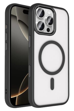 Apple iPhone 16 Pro Max Terea Magsafe Kapak - Siyah-(5796)
