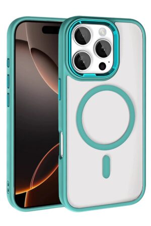Apple iPhone 16 Pro Max Terea Magsafe Kapak - Yeşil-(5796)