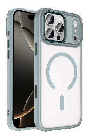 Apple iPhone 17 Pro Terea Magsafe Kapak - Gri-(5796)