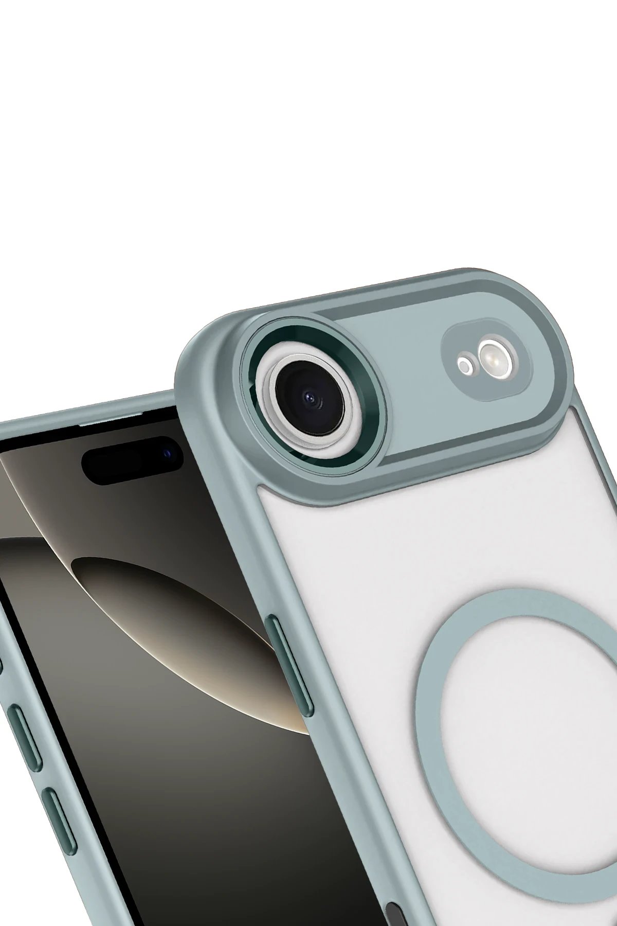 Apple iPhone 17 Air Terea Magsafe Kapak - Gri-(5796) - Görsel 2