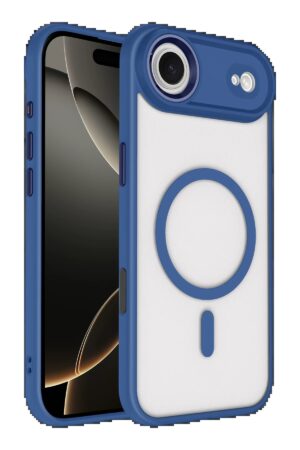 Apple iPhone 17 Air Terea Magsafe Kapak - Lacivert-(5796)