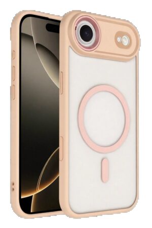Apple iPhone 17 Air Terea Magsafe Kapak - Pembe-(5796)