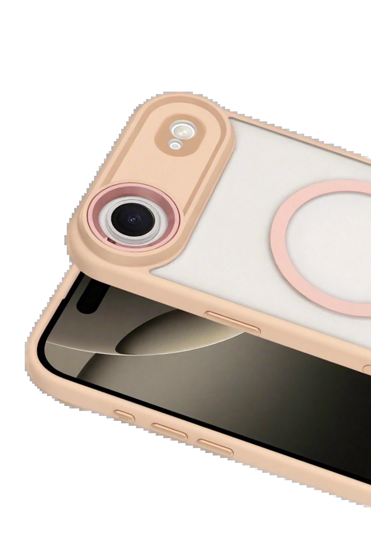 Apple iPhone 17 Air Terea Magsafe Kapak - Pembe-(5796) - Görsel 2