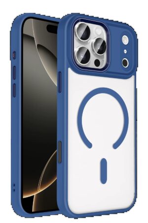 Apple iPhone 17 Pro Max Terea Magsafe Kapak - Lacivert-(5796)